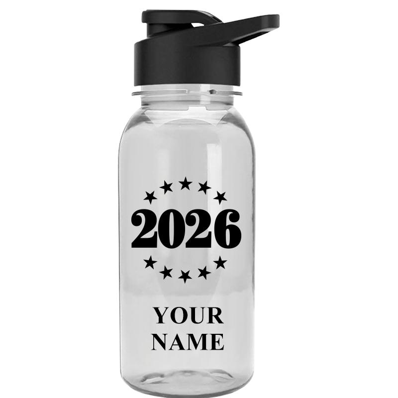 WATER BOTTLE 18OZ CLEAR