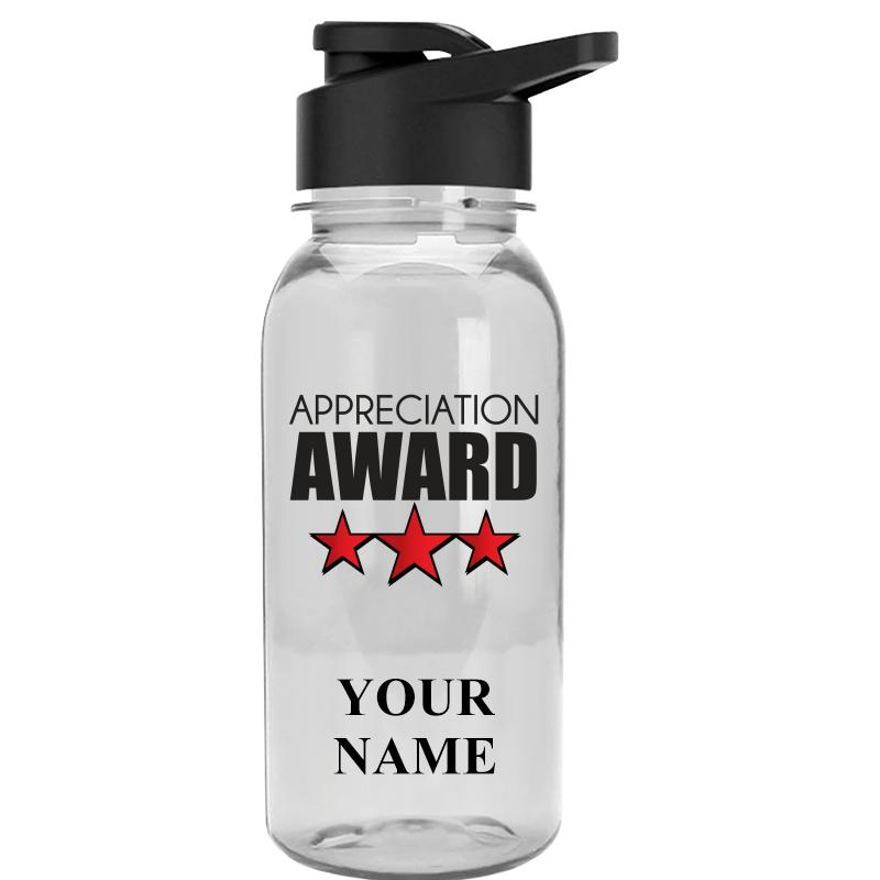 WATER BOTTLE 18OZ CLEAR