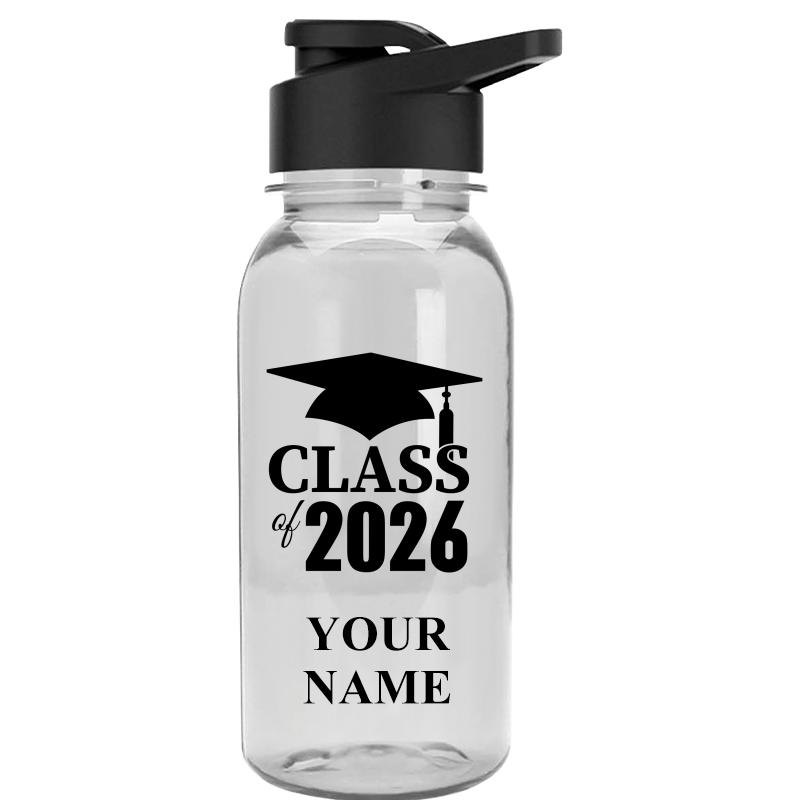 WATER BOTTLE 18OZ CLEAR