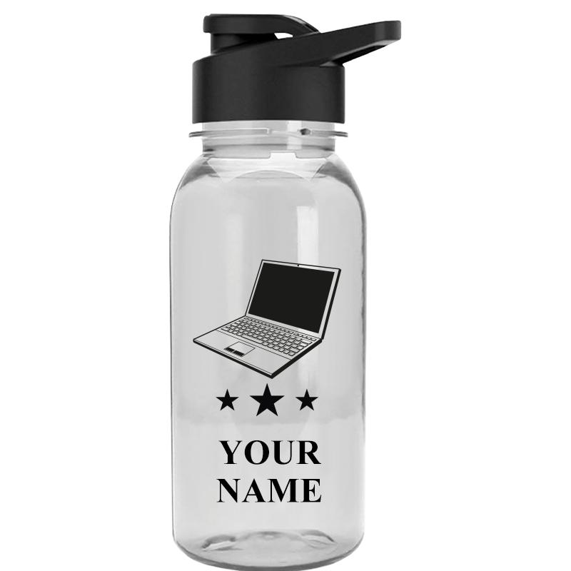 WATER BOTTLE 18OZ CLEAR