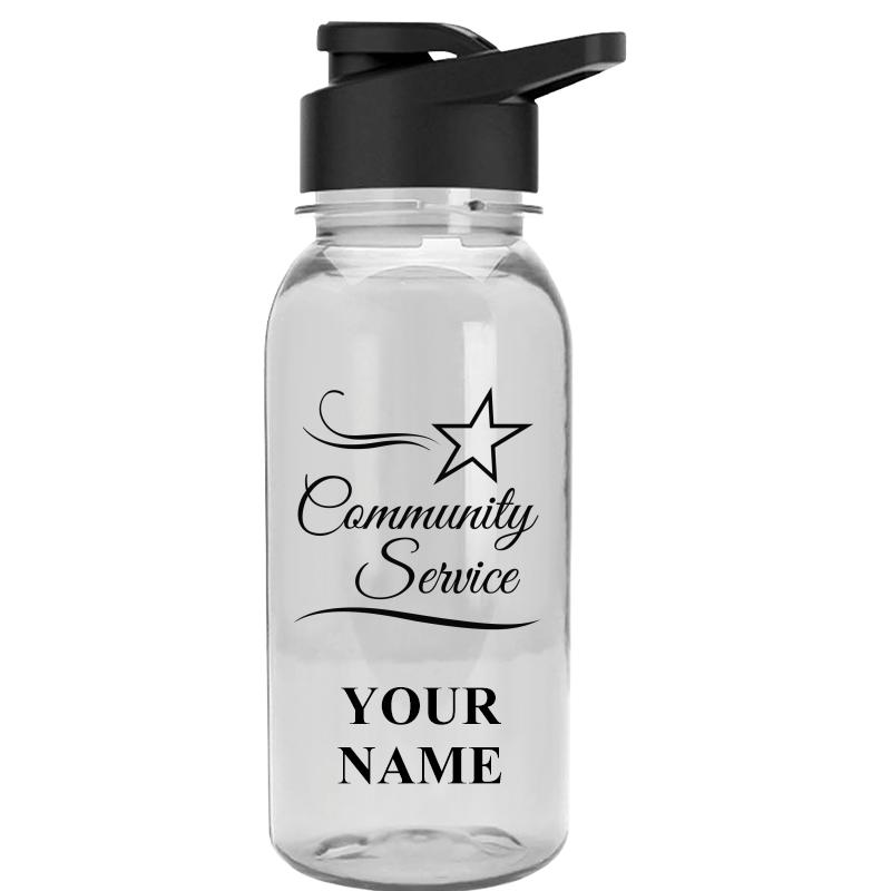 WATER BOTTLE 18OZ CLEAR