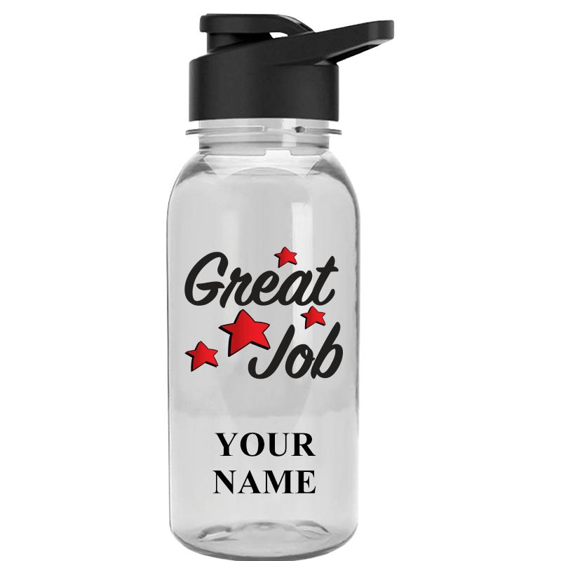 WATER BOTTLE 18OZ CLEAR