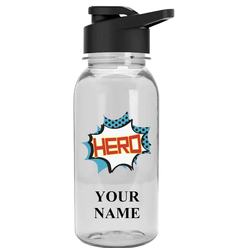 WATER BOTTLE 18OZ CLEAR