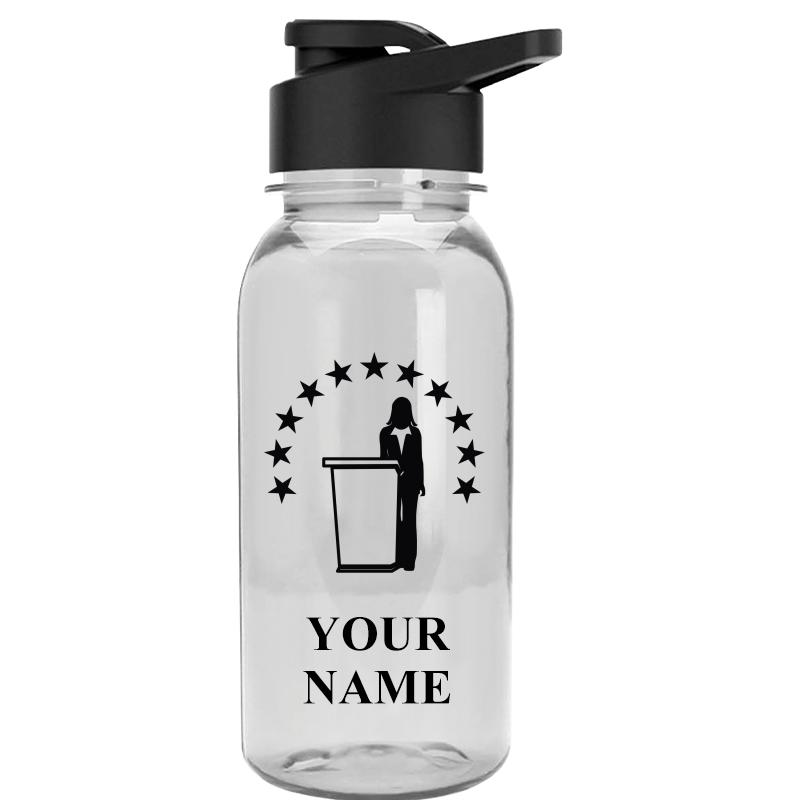 WATER BOTTLE 18OZ CLEAR