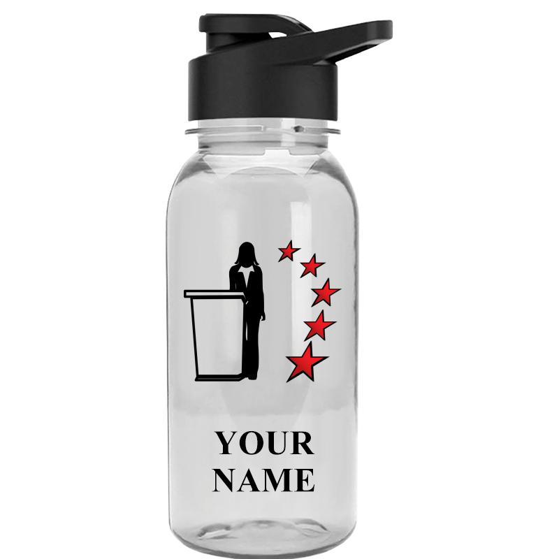 WATER BOTTLE 18OZ CLEAR