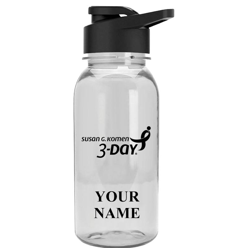 WATER BOTTLE 18OZ CLEAR