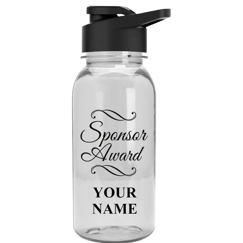 WATER BOTTLE 18OZ CLEAR