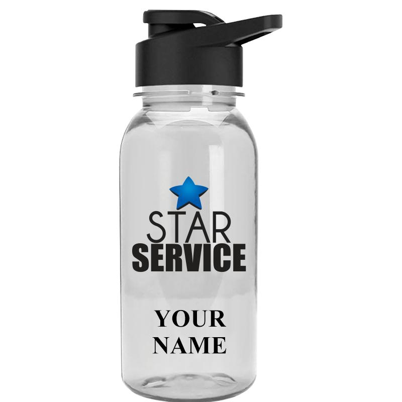 WATER BOTTLE 18OZ CLEAR