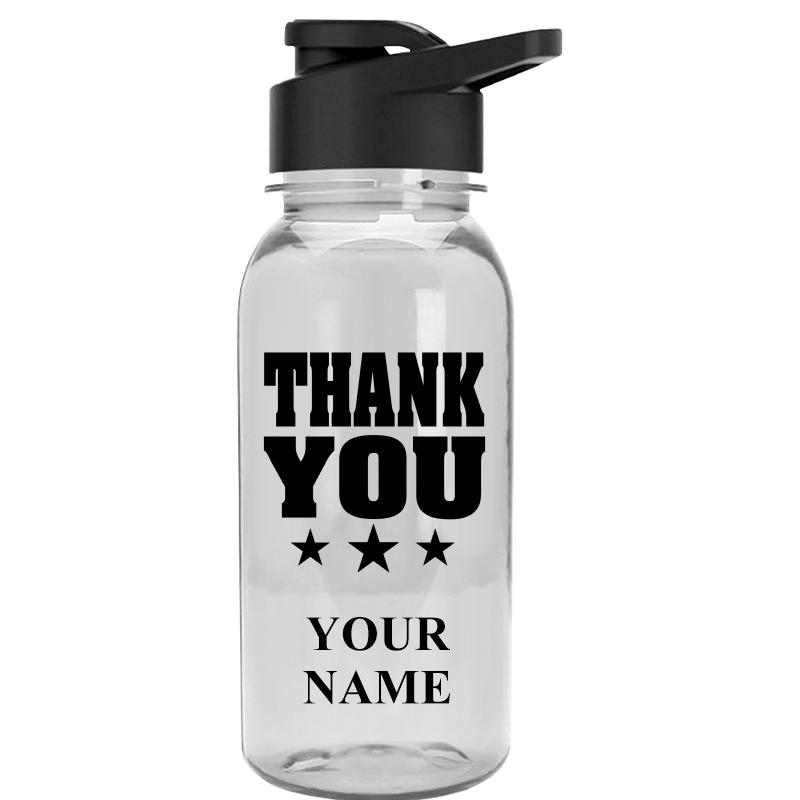 WATER BOTTLE 18OZ CLEAR