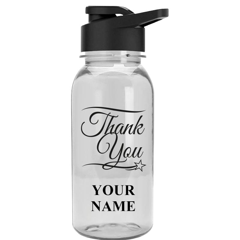 WATER BOTTLE 18OZ CLEAR