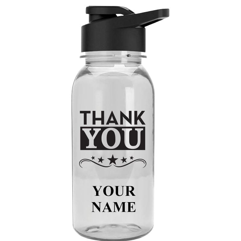 WATER BOTTLE 18OZ CLEAR