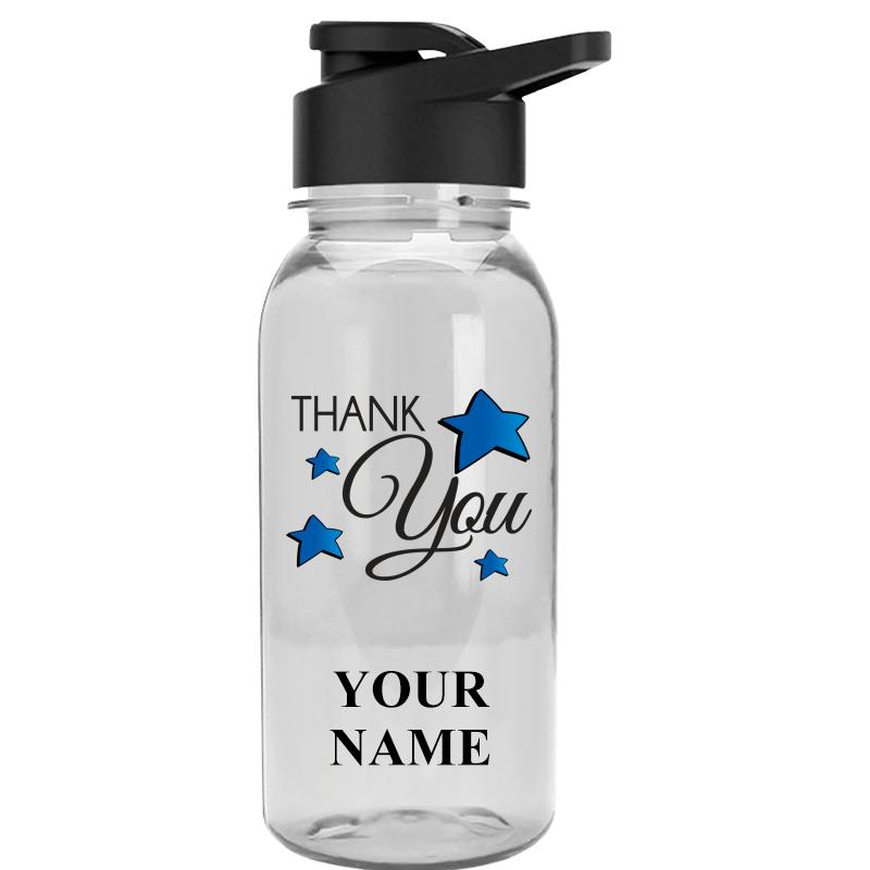 WATER BOTTLE 18OZ CLEAR