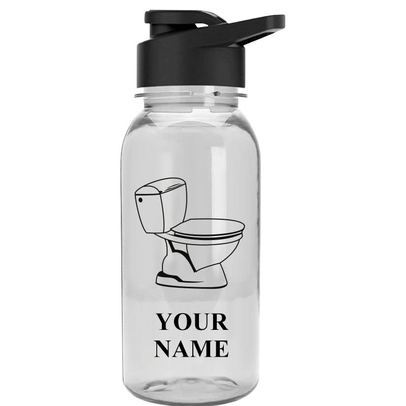 WATER BOTTLE 18OZ CLEAR