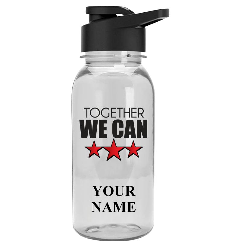 WATER BOTTLE 18OZ CLEAR