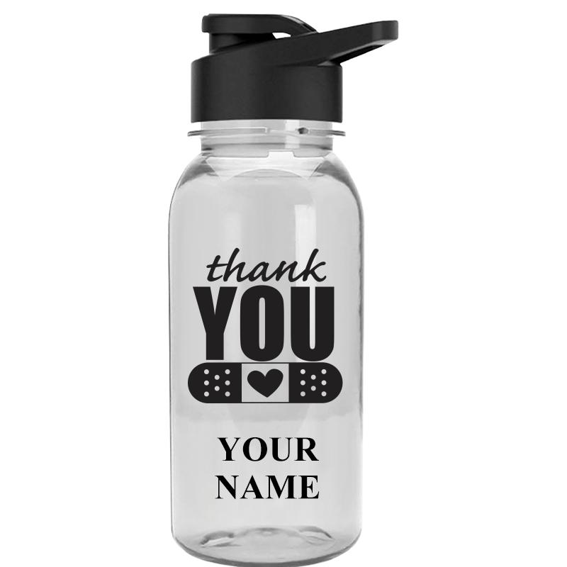 WATER BOTTLE 18OZ CLEAR