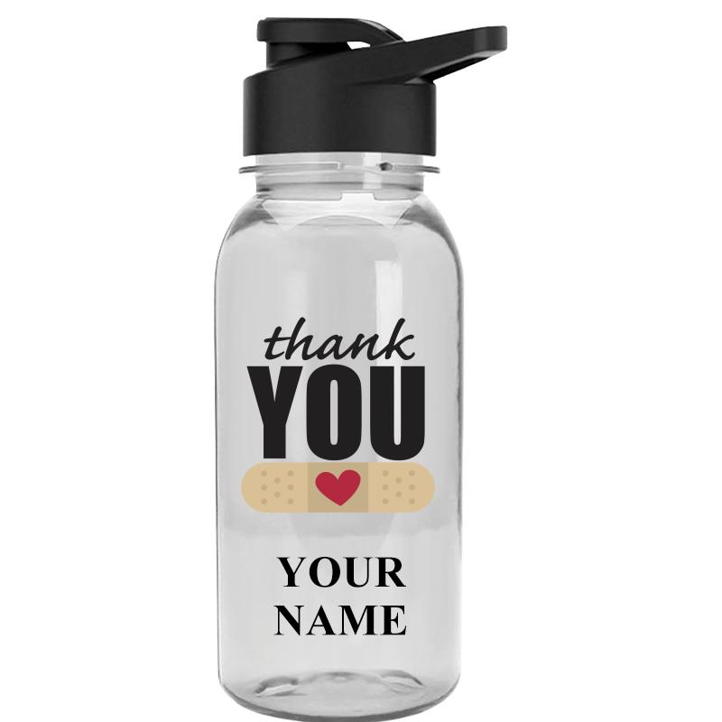 WATER BOTTLE 18OZ CLEAR