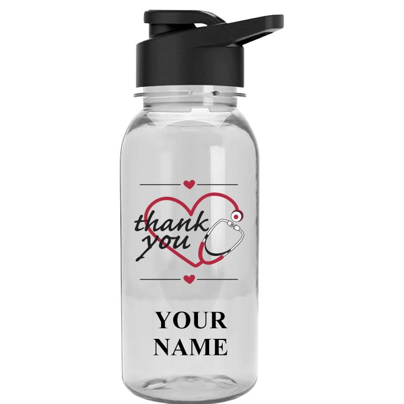 WATER BOTTLE 18OZ CLEAR