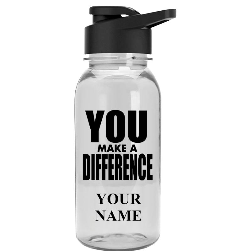 WATER BOTTLE 18OZ CLEAR