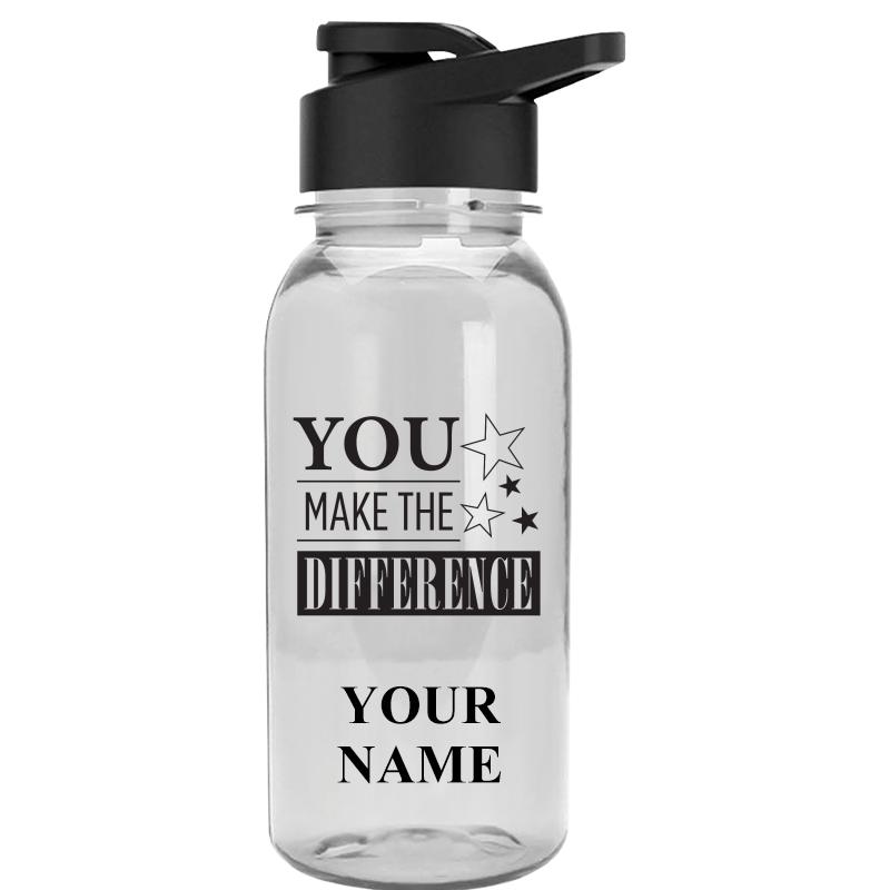 WATER BOTTLE 18OZ CLEAR