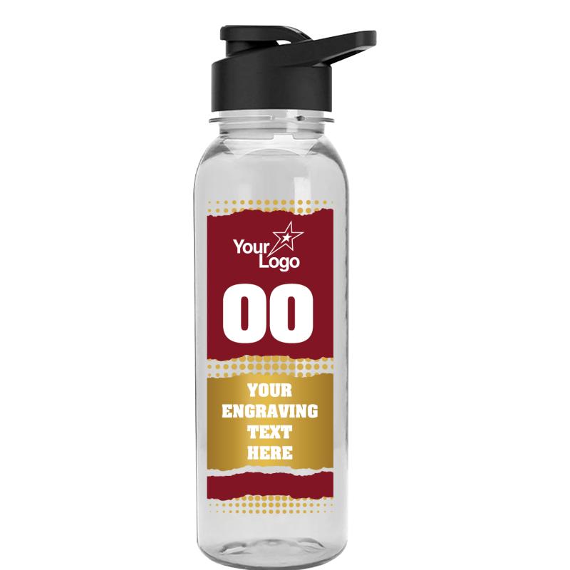 24oz SCHL CLR CLEAR WATER BOT