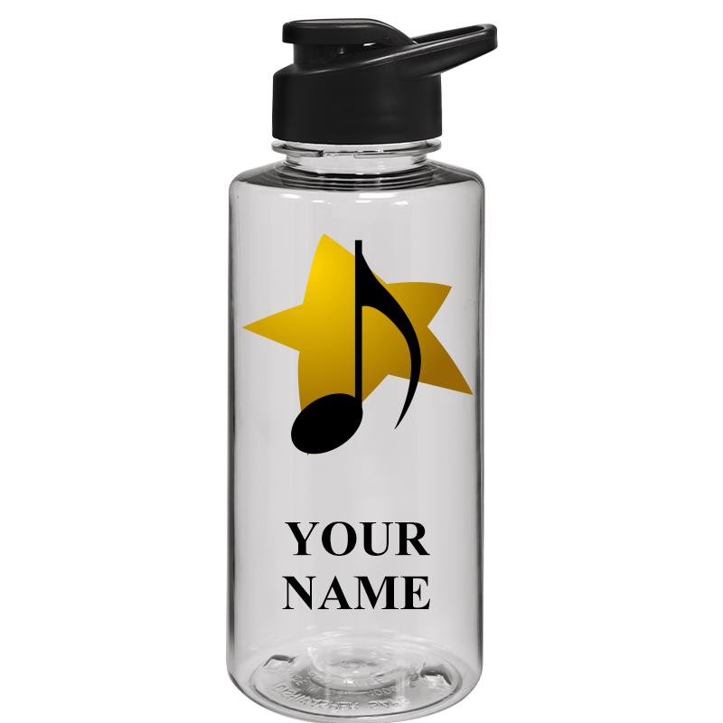 WATER BOTTLE 36OZ CLEAR