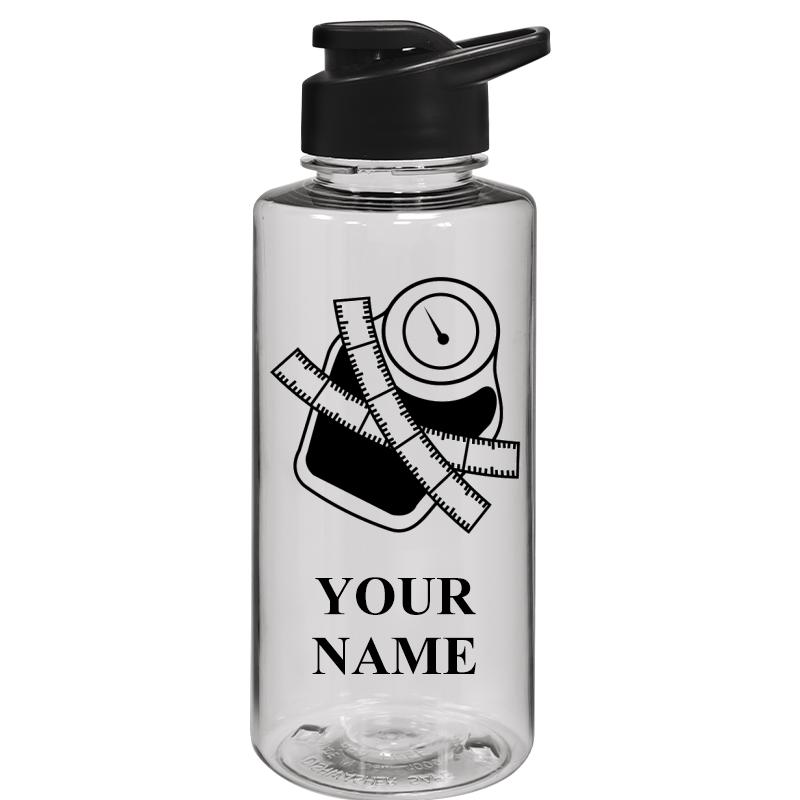 WATER BOTTLE 36OZ CLEAR