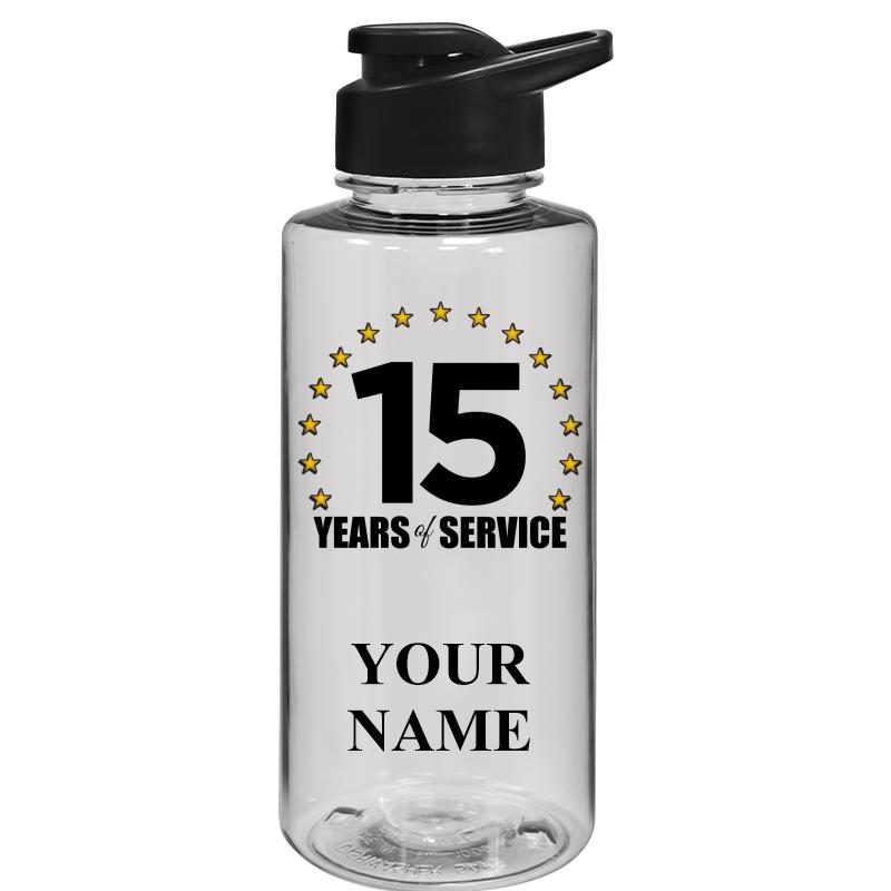 WATER BOTTLE 36OZ CLEAR