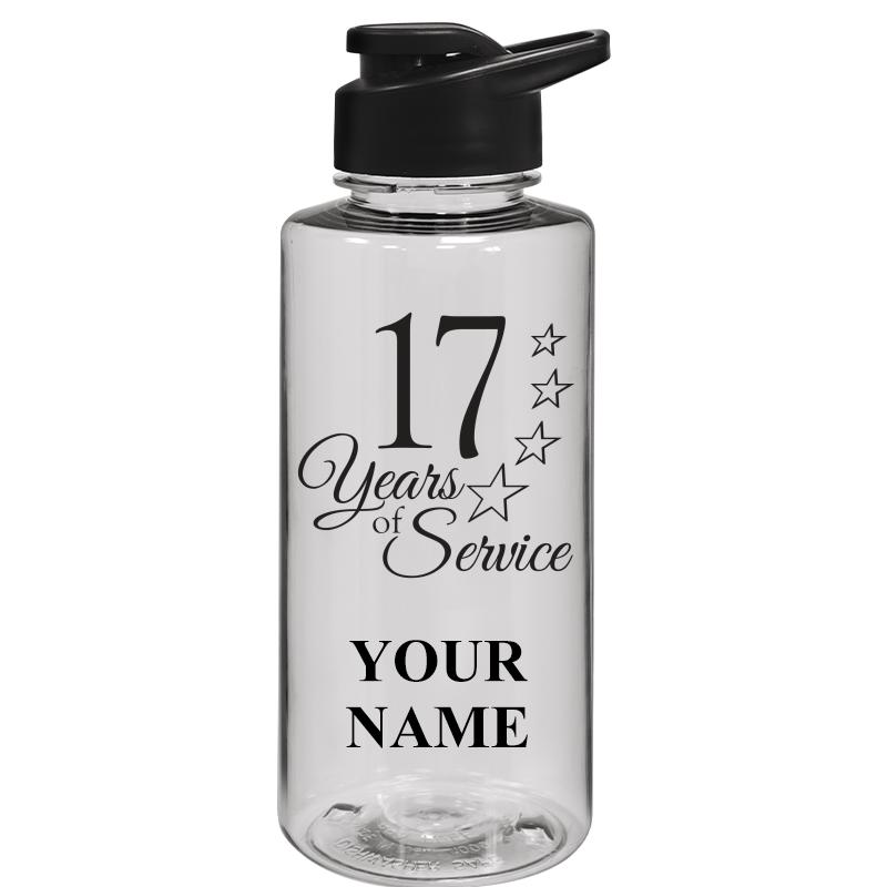 WATER BOTTLE 36OZ CLEAR