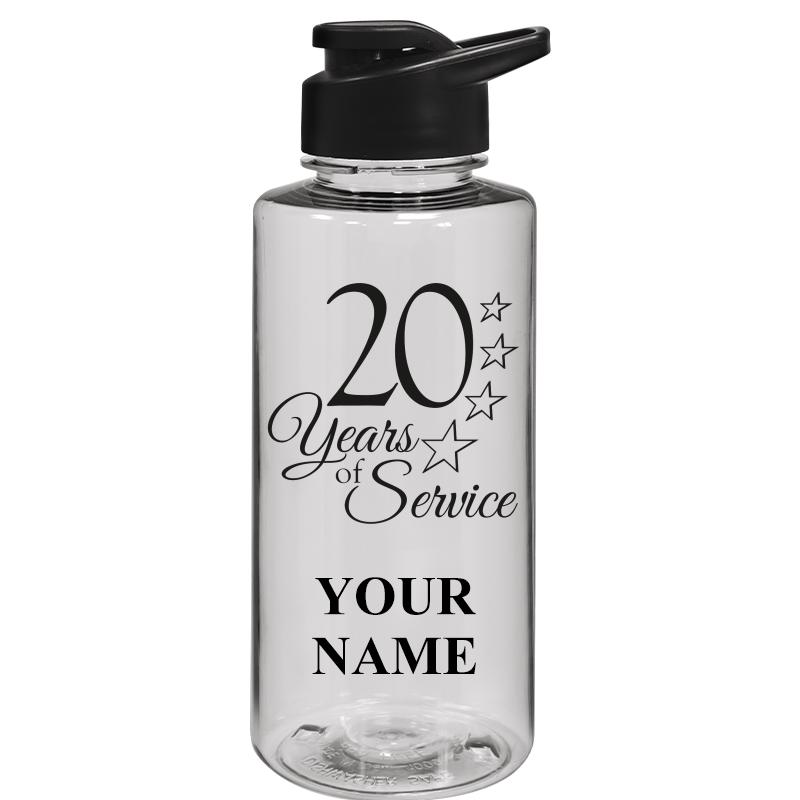 WATER BOTTLE 36OZ CLEAR