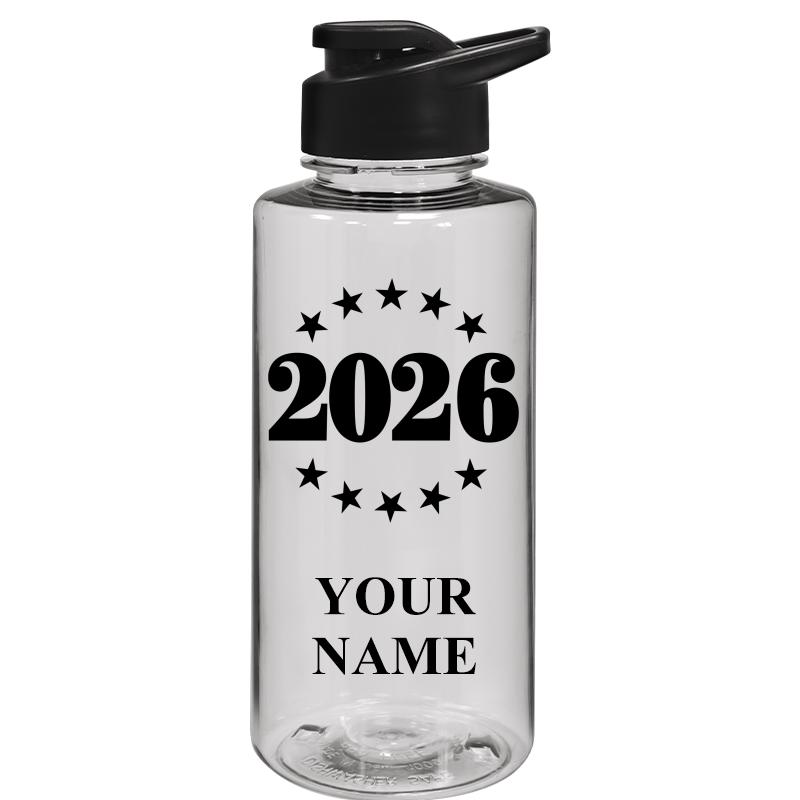 WATER BOTTLE 36OZ CLEAR