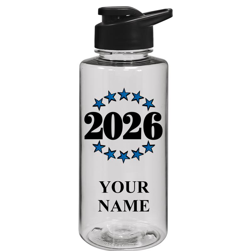 WATER BOTTLE 36OZ CLEAR