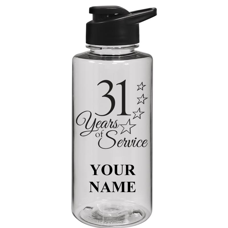 WATER BOTTLE 36OZ CLEAR