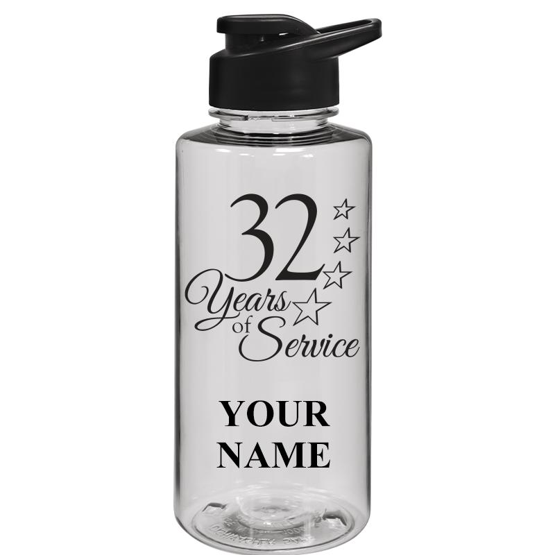 WATER BOTTLE 36OZ CLEAR