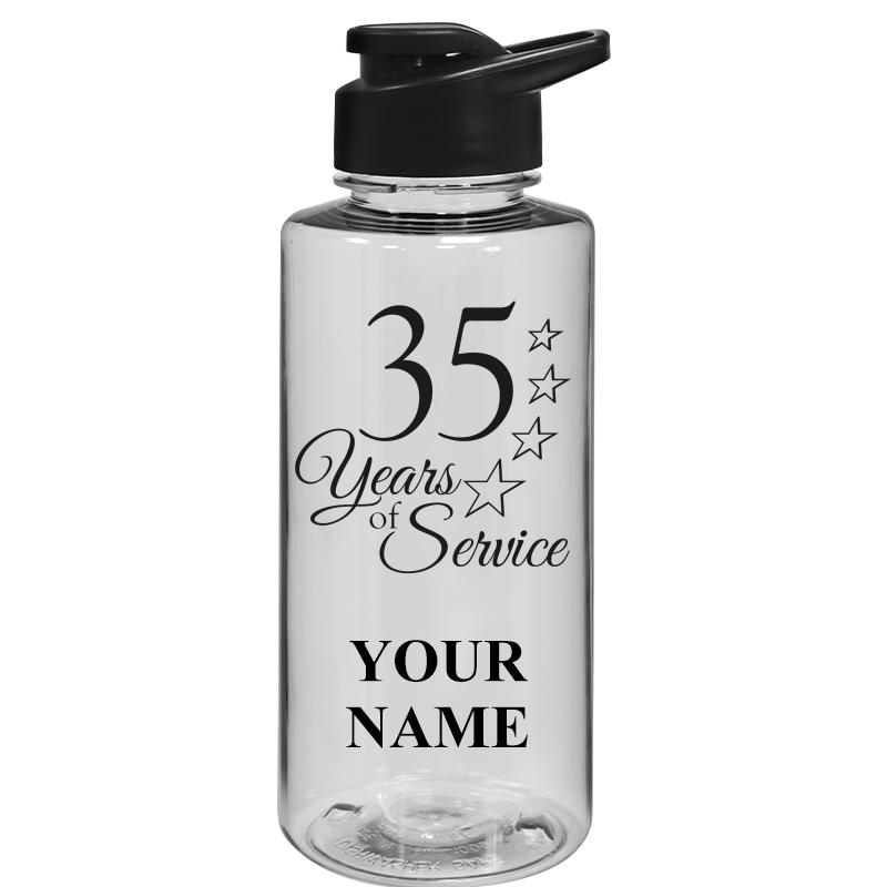 WATER BOTTLE 36OZ CLEAR