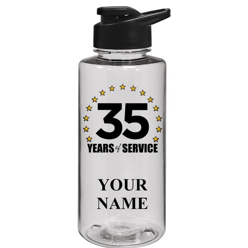 WATER BOTTLE 36OZ CLEAR