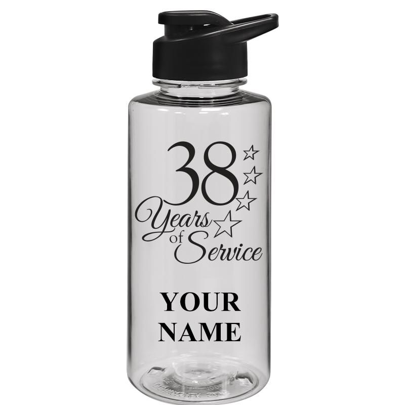 WATER BOTTLE 36OZ CLEAR