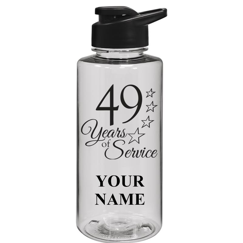 WATER BOTTLE 36OZ CLEAR