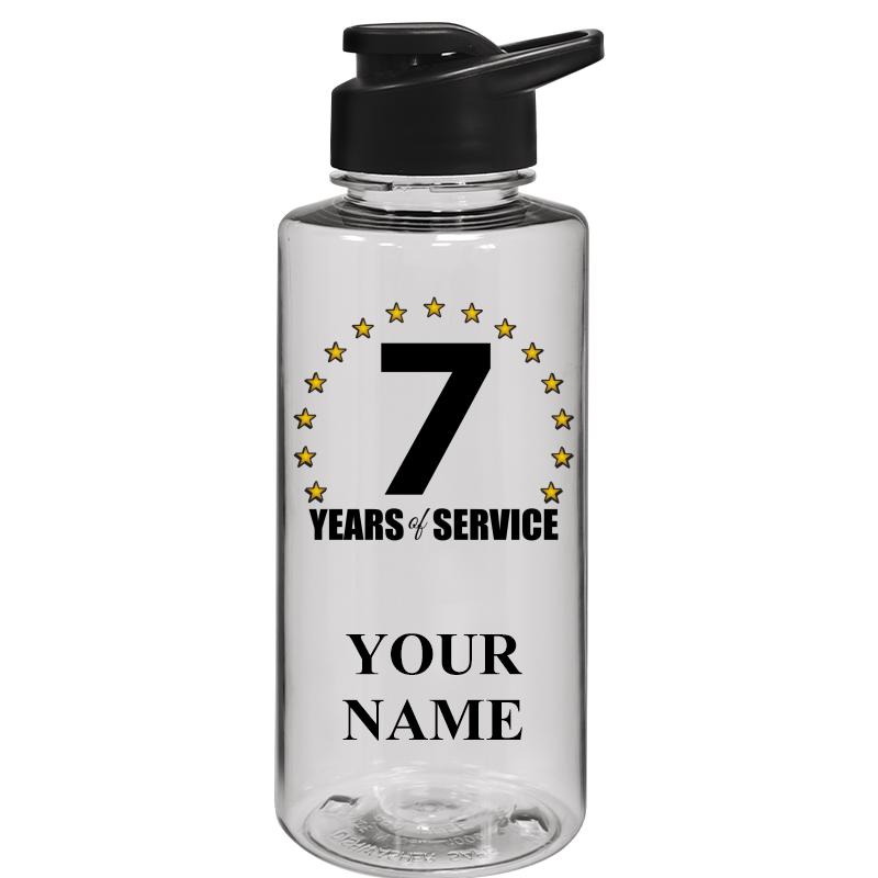 WATER BOTTLE 36OZ CLEAR