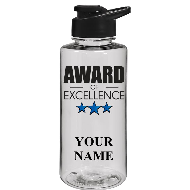 WATER BOTTLE 36OZ CLEAR