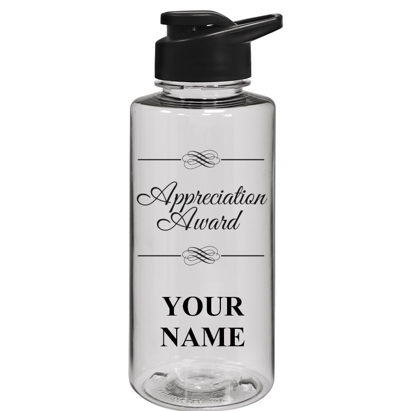 WATER BOTTLE 36OZ CLEAR