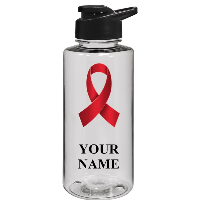 WATER BOTTLE 36OZ CLEAR