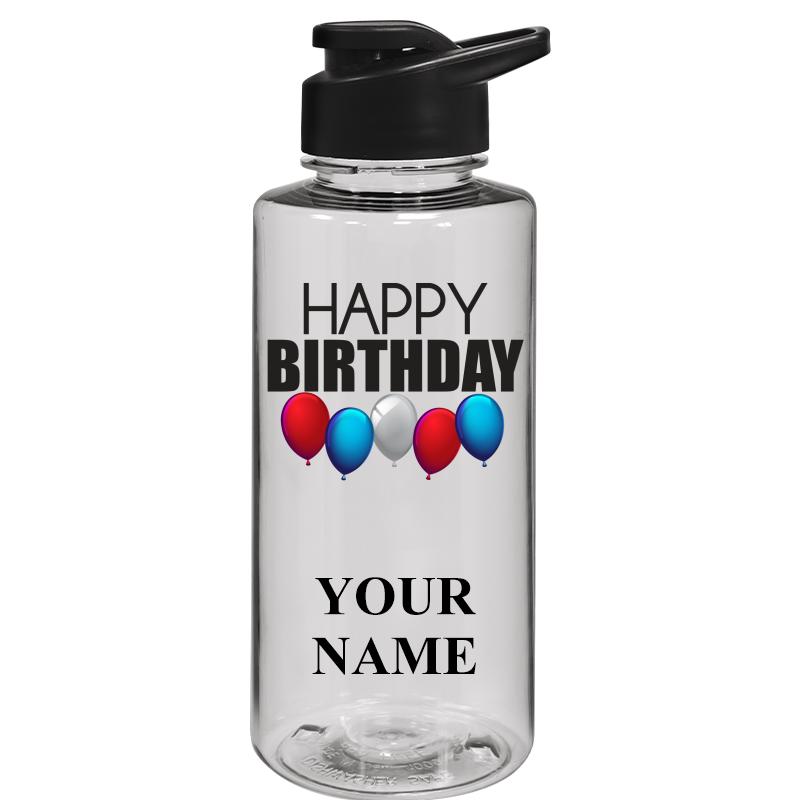 WATER BOTTLE 36OZ CLEAR