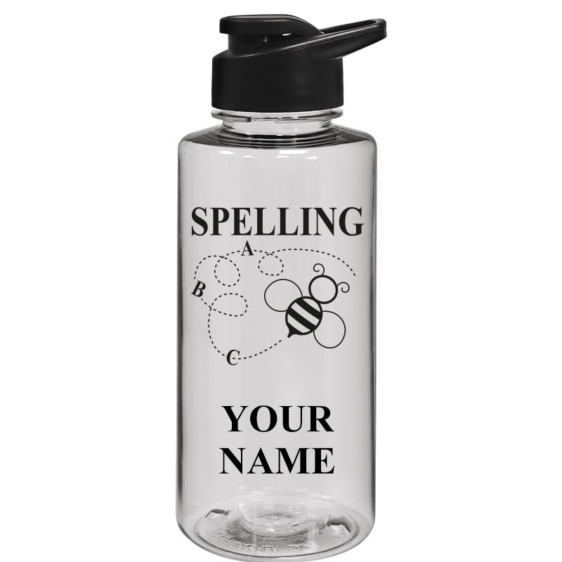 WATER BOTTLE 36OZ CLEAR