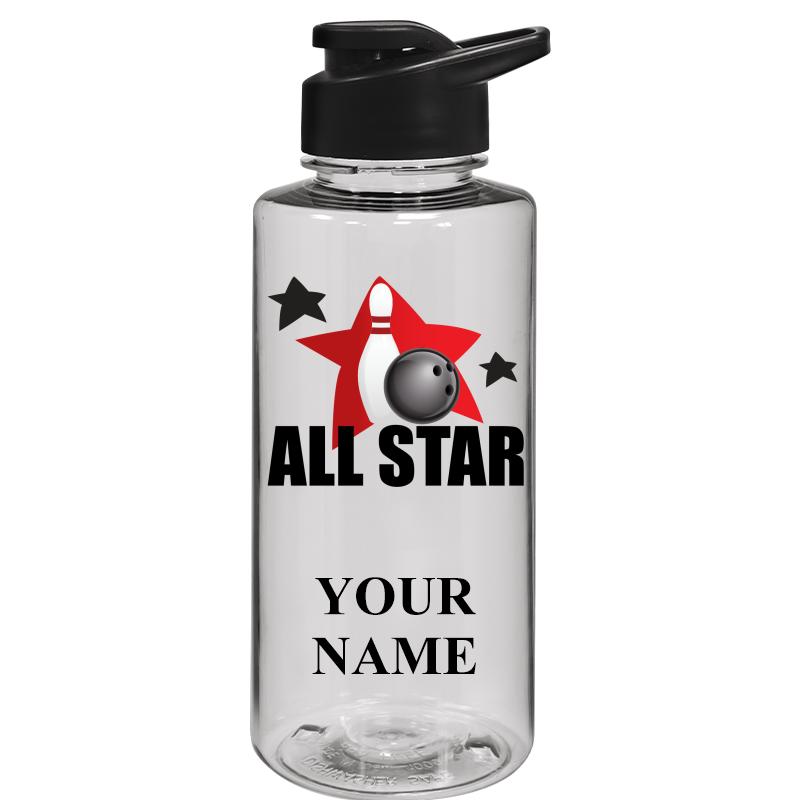 WATER BOTTLE 36OZ CLEAR