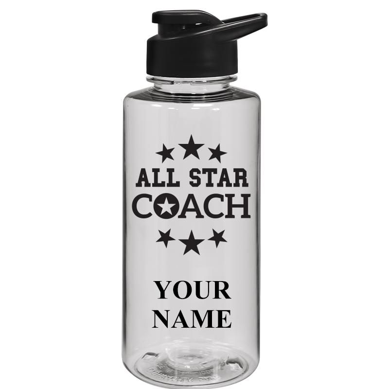 WATER BOTTLE 36OZ CLEAR