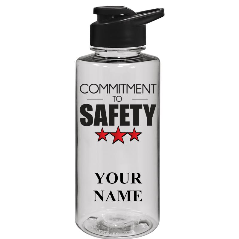 WATER BOTTLE 36OZ CLEAR