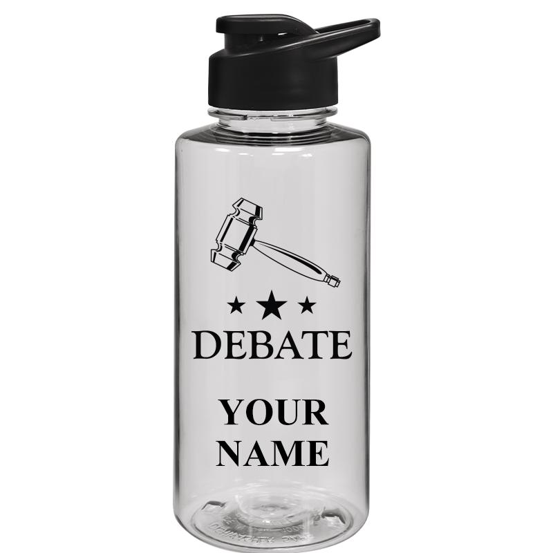 WATER BOTTLE 36OZ CLEAR