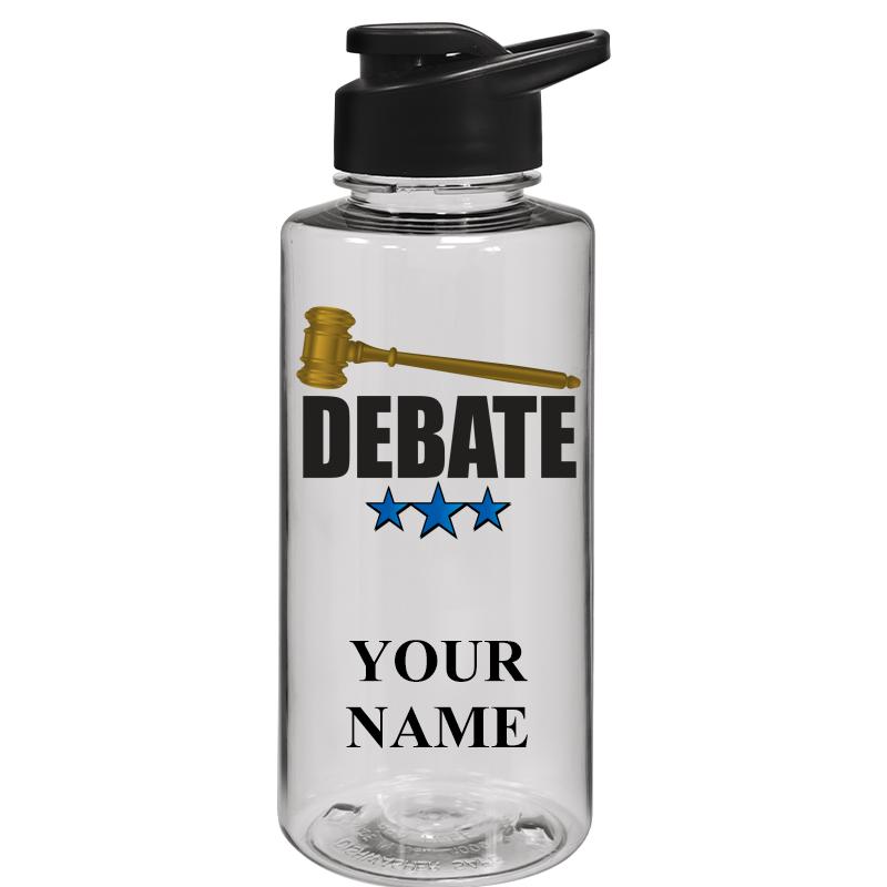 WATER BOTTLE 36OZ CLEAR