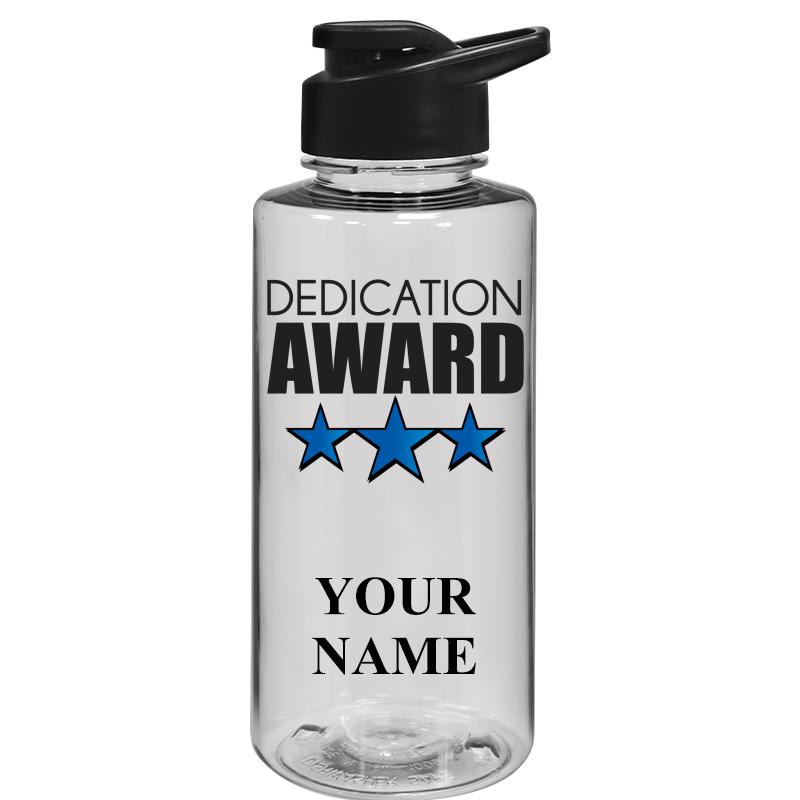 WATER BOTTLE 36OZ CLEAR