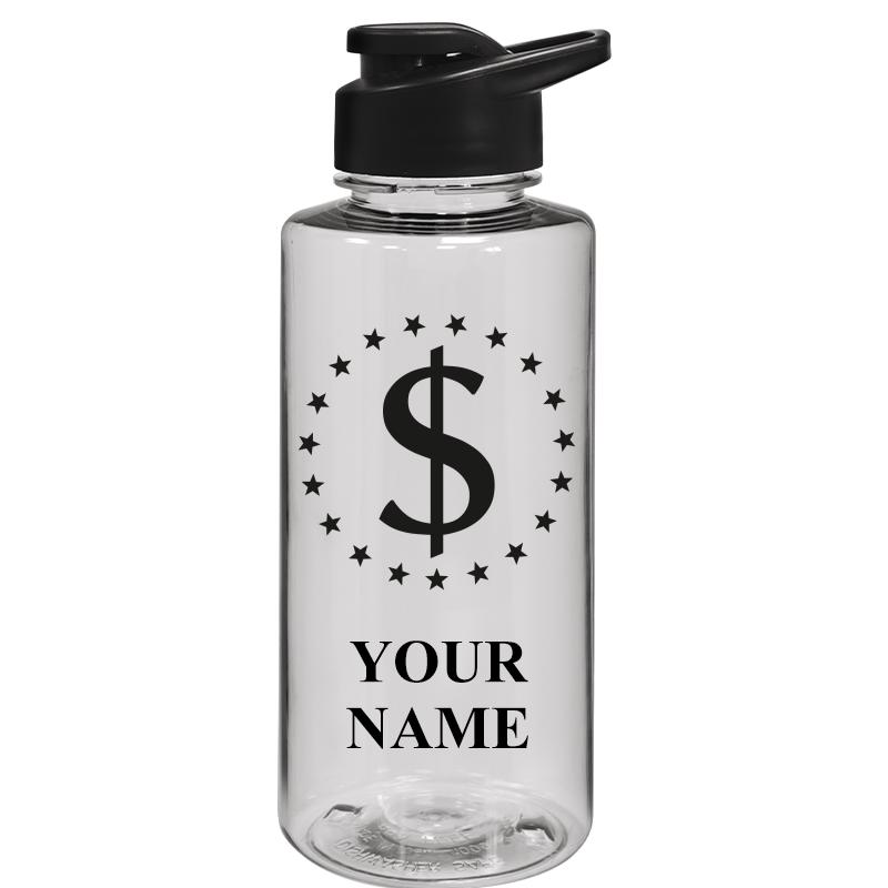 WATER BOTTLE 36OZ CLEAR